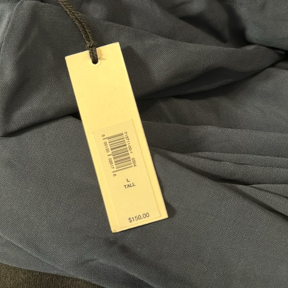 NWT! BANANA REPUBLIC WOMENS NAVY JERSEY KNIT TWIST-FRONT MAXI DRESS⭐️ - Picture 6 of 7